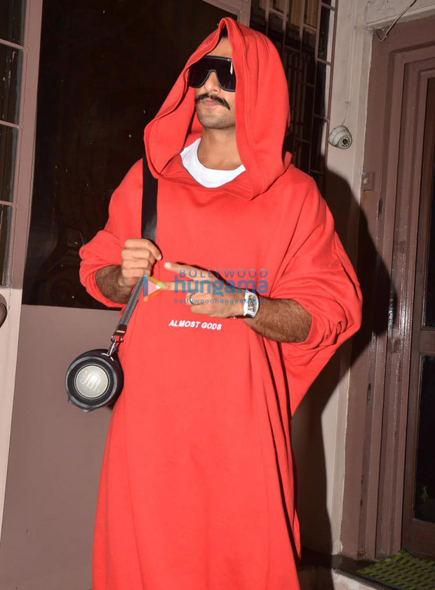 Ranveer Singh Makes A Stylish Appearance Wearing Oversized Clothes