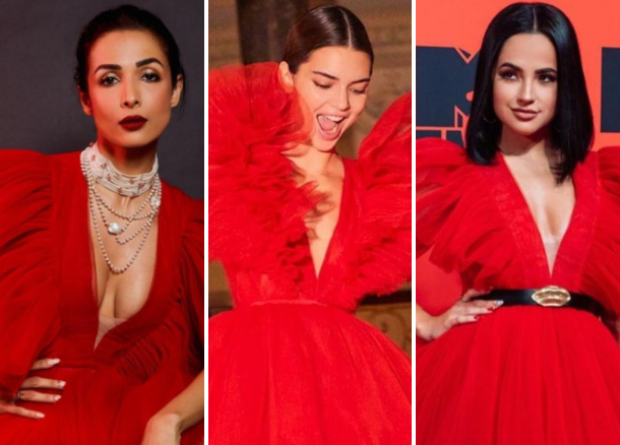 Fashion Face Off: When Malaika Arora, Kendall Jenner & Becky G wore the same Giambattista Valli couture Fashion Face Off: When Malaika Arora, Kendall Jenner & Becky G wore the same Giambattista Valli couture