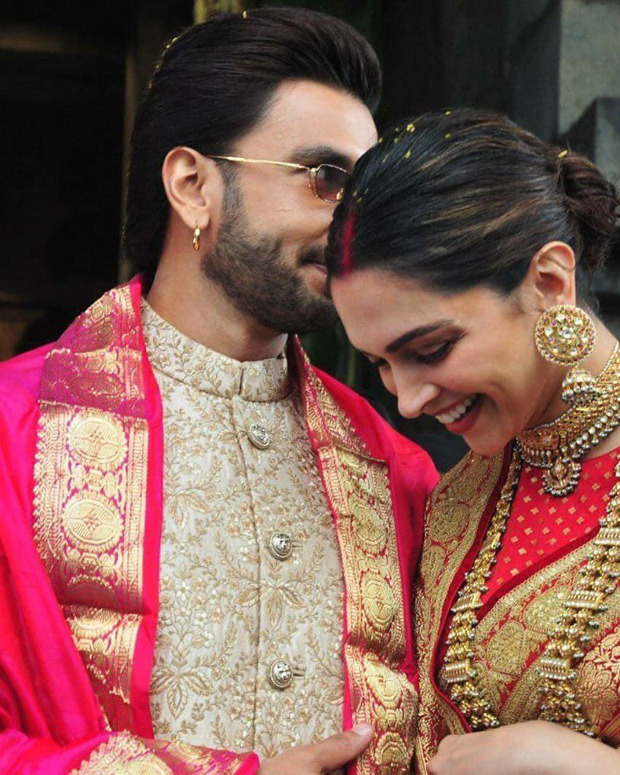Happy Anniversary DeepVeer: Ranveer Singh and Deepika Padukone look REGAL as ever they twin in regal and gold outfits during Tirumala temple visit Happy Anniversary DeepVeer Ranveer Singh and Deepika Padukone look REGAL as ever they twin in regal and gold outfits during Tirumala temple visit