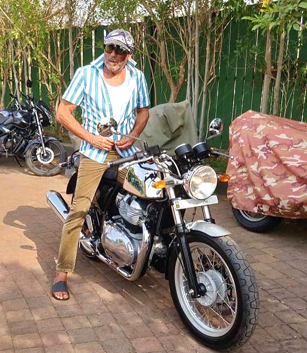 Jackie Shroff goes desi, buys India’s most iconic motorbike the Royal Enfield worth approx. Rs. 3.5 lakhs