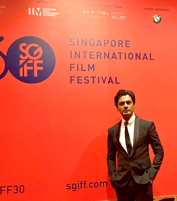 Nawazuddin Siddiqui receives the honour of Lesley Ho Asian Film Talent Award at The Singapore International Film Festival