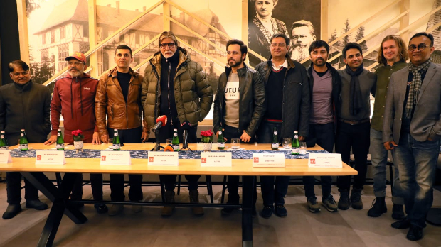 Amitabh Bachchan, Emraan Hashmi and team Chehre engage in an interactive session in Slovakia! Amitabh Bachchan, Emraan Hashmi and team Chehre engage in an interactive session in Slovakia!