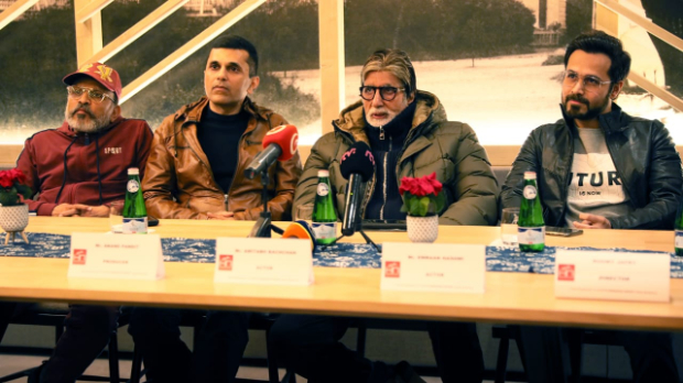 Amitabh Bachchan, Emraan Hashmi and team Chehre engage in an interactive session in Slovakia! Amitabh Bachchan, Emraan Hashmi and team Chehre engage in an interactive session in Slovakia!