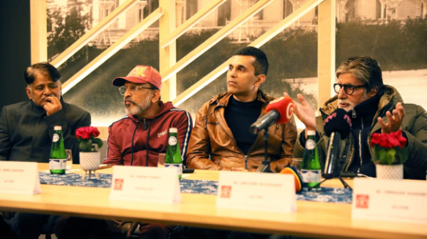 Amitabh Bachchan, Emraan Hashmi and team Chehre engage in an interactive session in Slovakia! Amitabh Bachchan, Emraan Hashmi and team Chehre engage in an interactive session in Slovakia!