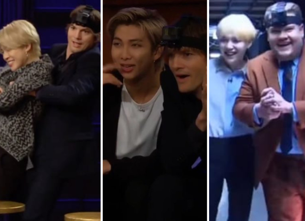 BTS members play Hide and Seek as Ashton Kutcher lifts Jin and Jimin in this hilarious segment on James Corden's show
