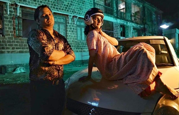 Fatima Sana Shaikh is trying to be sexy in these series of photos from the sets of Ludo