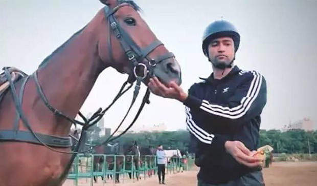 VIDEO: Vicky Kaushal begins horse riding lessons as he preps for Takht