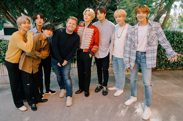 BTS just vibing in mad-cap Carpool Karaoke with James Corden will make your day better