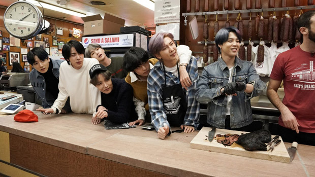 From first impressions to subway Olympics, BTS showcase iconic first performance of 'ON' at Grand Central on The Tonight Show Starring Jimmy Fallon