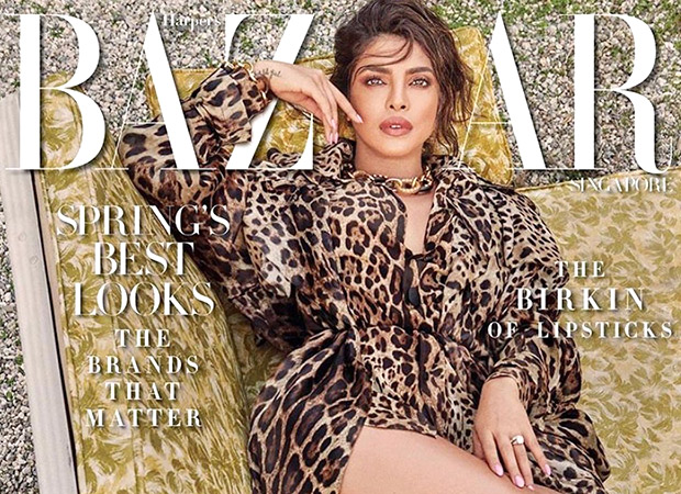 Priyanka Chopra Jonas posing in Dolce Gabbana for the March issue of Harper’s Bazaar redefines spiffy for us!