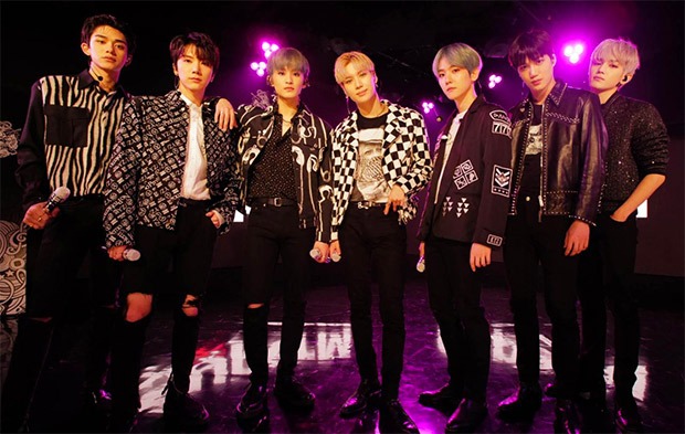SuperM enthralls the audience while performing 'Jopping' and 'Dangerous Woman' on Jimmy Kimmel Live