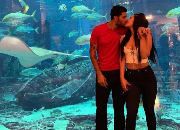 Krishna Shroff and boyfriend Eban Hyams share a passionate kiss as they hang out in Dubai