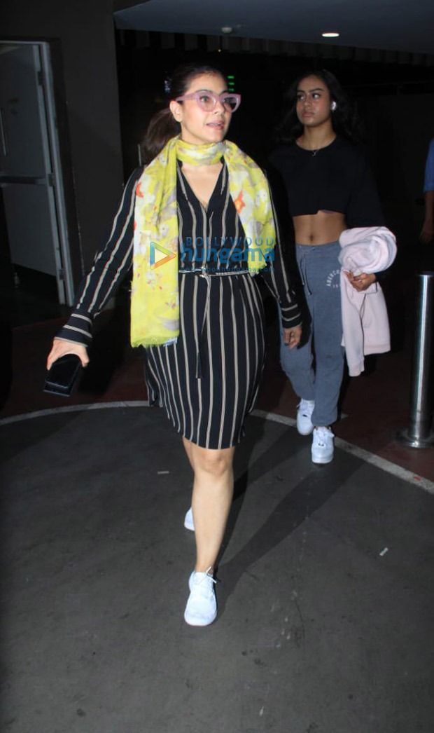 Amid Coronavirus pandemic, Kajol returns to Mumbai with daughter Nysa from Singapore 