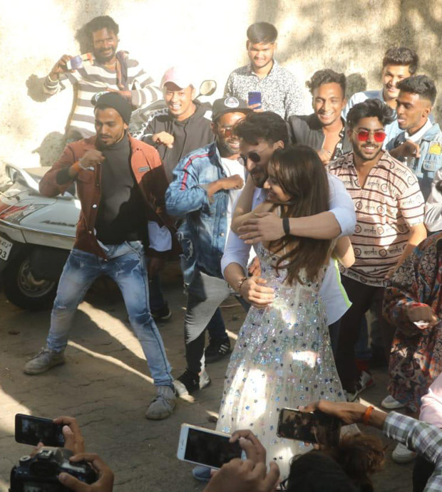 Tiger Shroff and team Baaghi 3 surprise birthday girl Shraddha Kapoor with a flash mob on 'Cham Cham'