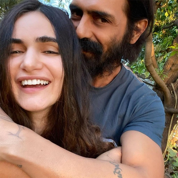 Arjun Rampal, girlfriend Gabriella Demetriades and son Arik secure in Karjat amid lockdown 