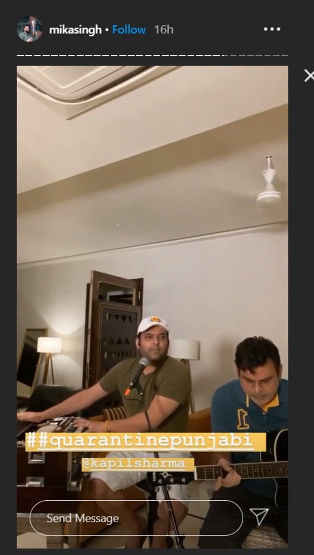 Kapil Sharma and Mika Singh croon Punjabi songs during live jam session 