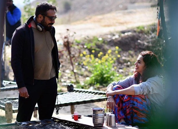 Taapsee Pannu shares a photo from Manmarziyaan set, calls Anurag Kashyap 'chachji' Taapsee Pannu shares a photo from Manmarziyaan set, calls Anurag Kashyap 'chachji'
