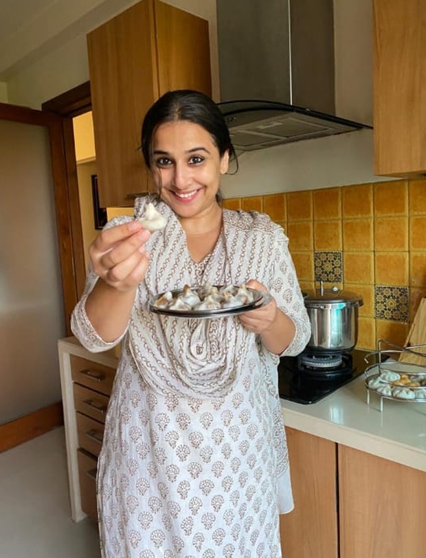 Vidya Balan takes up cooking as she makes modaks amid lockdown, watch video