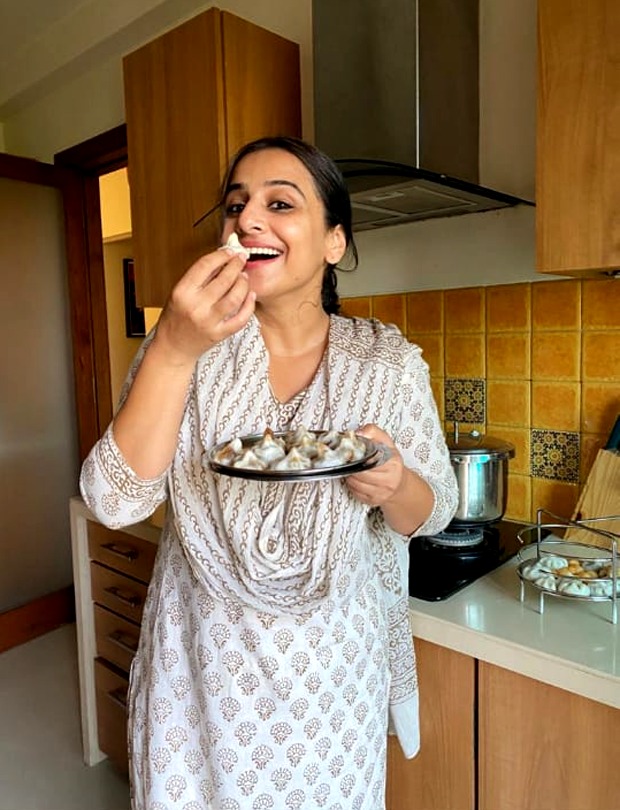 Vidya Balan takes up cooking as she makes modaks amid lockdown, watch video