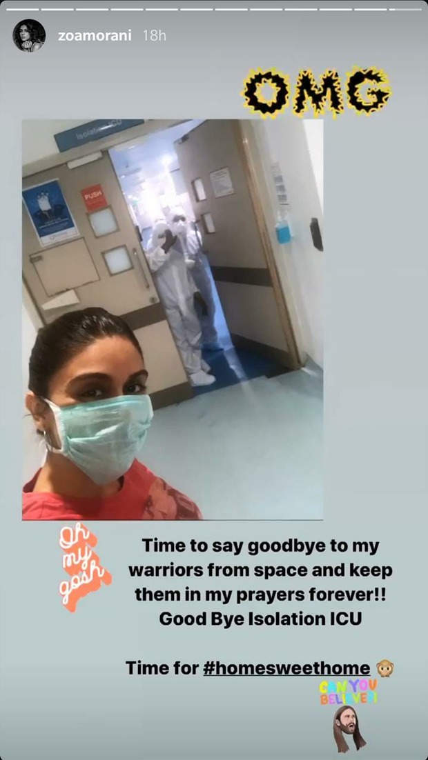 COVID-19: Zoa Morani and Shaza Morani pen heartfelt notes as they are discharged from the hospital