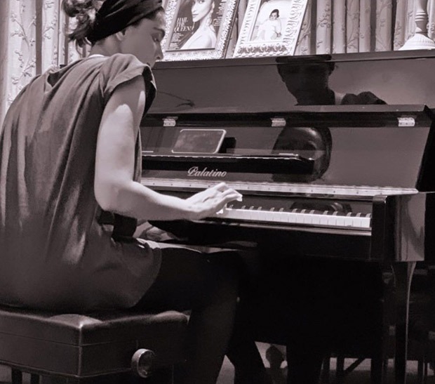 Deepika Padukone is thankful for music amid nationwide lockdown as she continues to learn playing piano