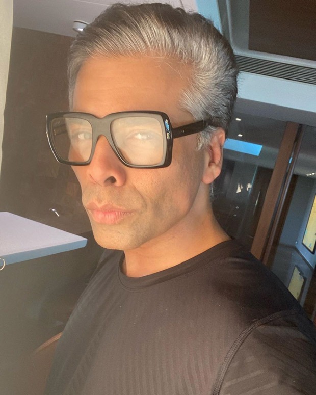 Karan Johar Flaunts His Salt n pepper Look And Is Ready For Father s 