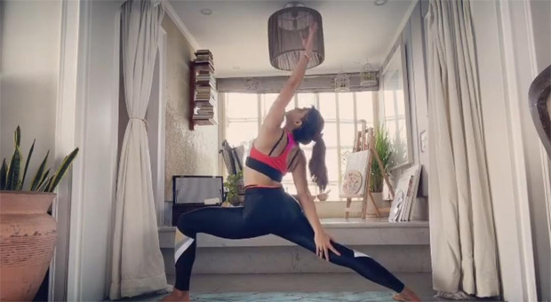 Jacqueline Fernandez reveals how she has been dealing with anxiety with the help of Yoga Jacqueline Fernandez reveals how she has been dealing with anxiety with the help of Yoga