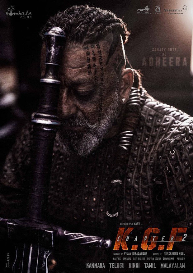 KGF: Chapter 2 makers release first look of Sanjay Dutt as the merciless villain Adheera on his birthday