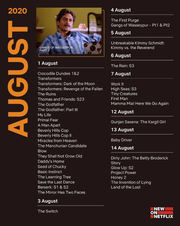 Gunjan Saxena - The Kargil Girl, Work It, Unbreakable Kimmy Schmidt - Here's every movie and series arriving in August on Netflix