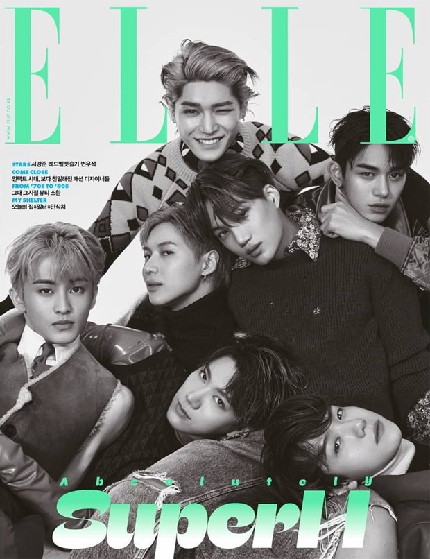 SUPERM members look breathtaking on the October issue of