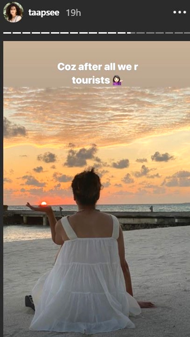 PICS: Taapsee Pannu shares absolute stunning pictures from her Maldives vacation