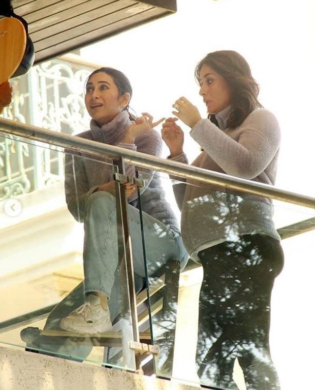 Karisma Kapoor gives a glimpse into her shoot day with mom-to-be Kareena Kapoor Khan