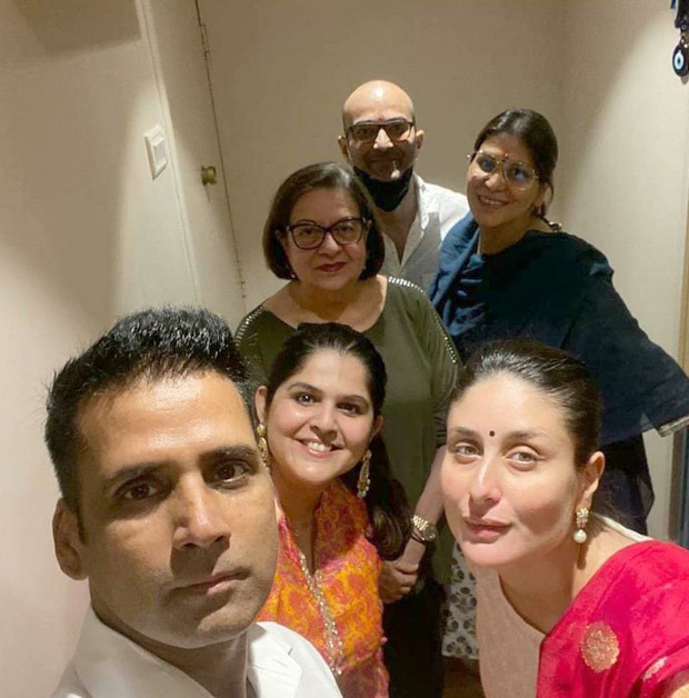 Mom-to-be Kareena Kapoor Khan looks beautiful in ethnic dress, enjoys pre-Diwali get-together with Masaba Gupta, mom Babita 