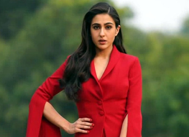 Sara Ali Khan looks ravishing in red for the Coolie No. 1 trailer launch