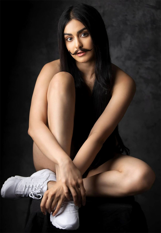 PICTURES: Adah Sharma goes TOPLESS in her latest photoshoot, sports a moustache