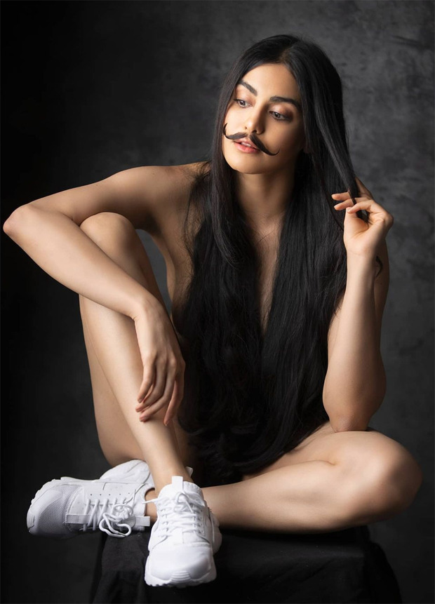 Adah Sharma Xx Sex Video - PICTURES: Adah Sharma goes TOPLESS in her latest photoshoot, sports a  moustache : Bollywood News - Bollywood Hungama