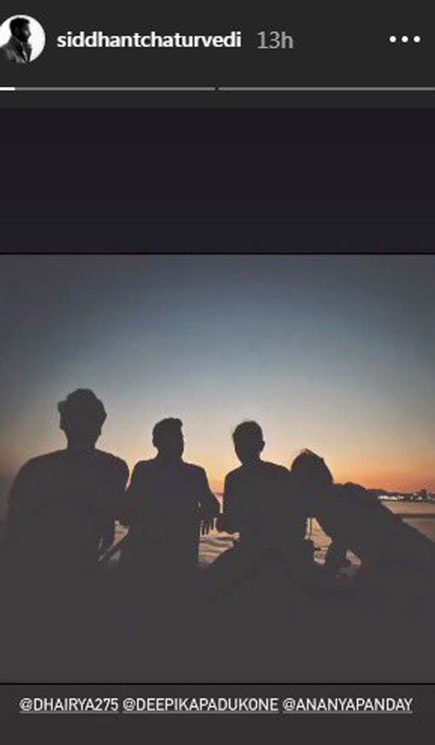 Deepika Padukone, Ananya Panday, Siddhant Chaturvedi and Shakun Batra enjoy the sunset during their boat ride