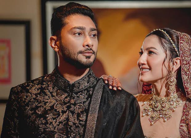 Gauahar Khan and Zaid Darbar look absolutely royal in Manish Malhotra  Couture for their wedding reception : Bollywood News - Bollywood Hungama