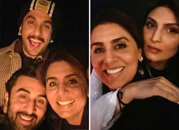 Ranveer Singh, Ranbir Kapoor pose together for a selfie with Neetu Kapoor 