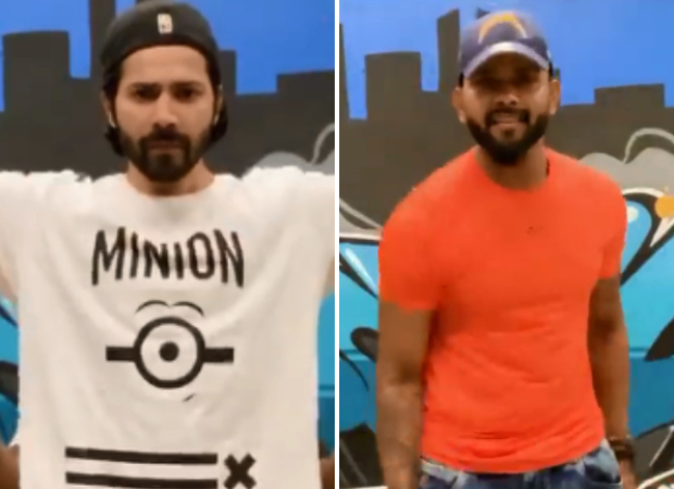 Varun Dhawan grooves to the beats of 'Husnn Hai Suhaana' from Coolie No. 1 with Suresh Mukund of KING's United fame