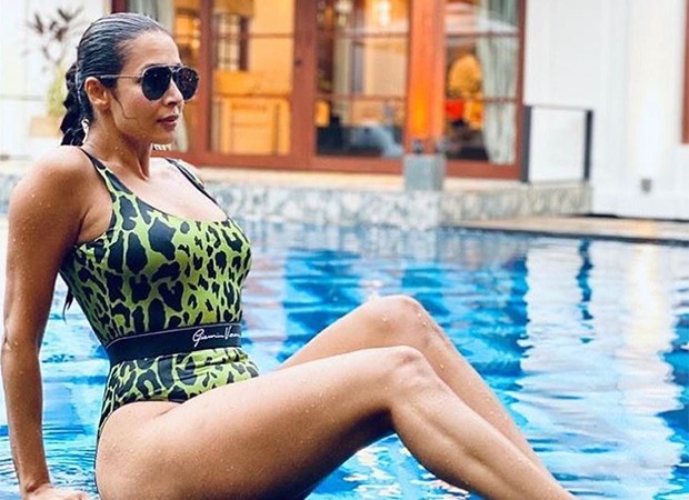 Malaika Arora poses by the pool as she holidays in Goa with Arjun Kapoor
