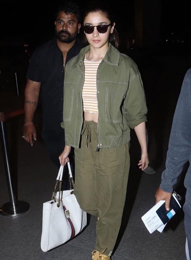 Alia Bhatt's Baby Bump Makes A Debut In Cool Casuals And A Rs 2.3 Lakh  Gucci X Adidas Sling Bag At The Airport