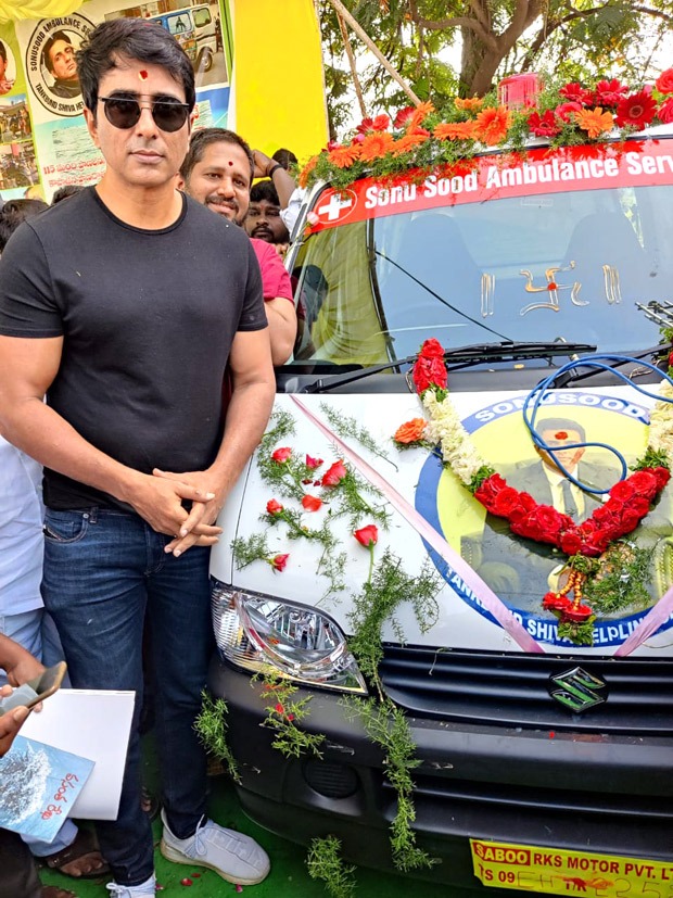 Ambulance service started in Telangana under Sonu Sood's name to help  Underprivileged patients across cities and villages : Bollywood News -  Bollywood Hungama