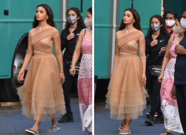 Alia Bhatt Makes A Starry Appearance In A Nude Bandage Dress For An Ad