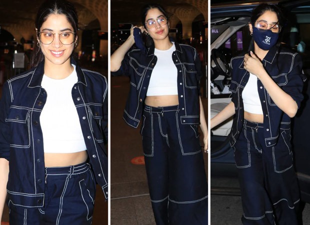 Janhvi Kapoor looks super chic and comfy in denim co-ord set at the airport