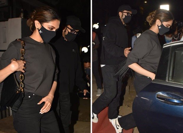 Ranveer Singh and Deepika Padukone set couple goals twinning in black during their dinner date