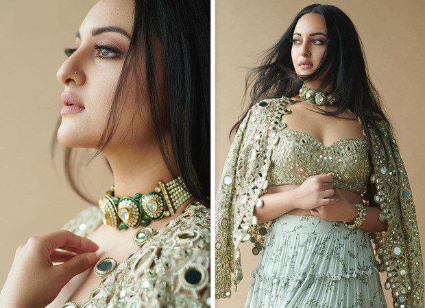 Sonakshi Sinha’s modern elegant skirt and pearl mirror jacket from Arpita Mehta’s collection is worth over Rs. 1.54 lakhs Sonakshi Sinha’s modern elegant skirt and pearl mirror jacket from Arpita Mehta’s collection is worth over Rs. 1.54 lakhs