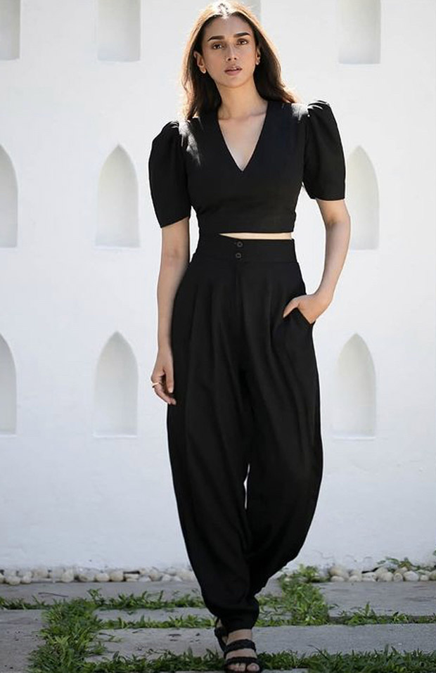 Aditi Rao Hydari's black co-ord set worth Rs. 13,000 is comfy staple this spring-summer season