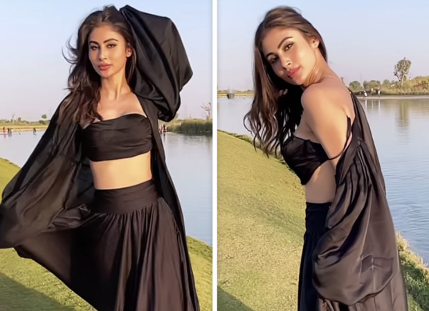 Mouni Roy looks sultry in all black outfit, watch video Mouni Roy looks sultry in all black outfit, watch video
