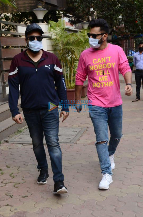 Photos: Mika Singh and Rahul Vaidya snapped in Andheri